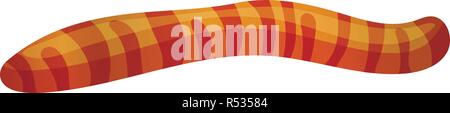 Worm jelly braun Symbol. Cartoon von Worm jelly braun Vektor Symbol für Web Design auf weißem Hintergrund Stock Vektor