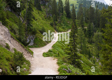 Mountainbike Tour auf das Königshaus am Schachen Stockfoto