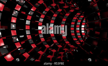 Zusammenfassung Hintergrund mit Technologie-tunnel Stockfoto