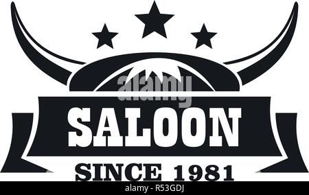 Alten wüste Limousine Logo. Einfache Abbildung der alten Wüste Limousine vektor Logo für Web Design auf weißem Hintergrund Stock Vektor