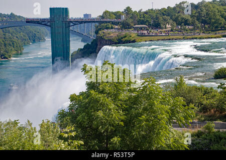 Niagara Falls aus den USA und Kanada Stockfoto