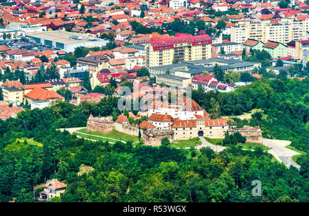 Straja hill Festung in Brasov, Rumänien Stockfoto