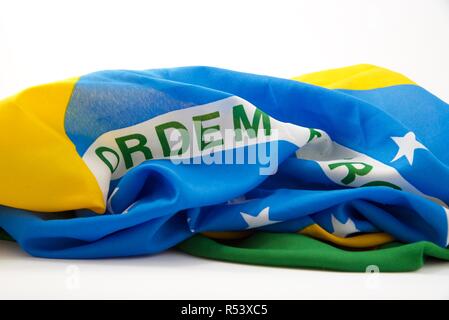 Brasilianische Flagge (3.) Stockfoto