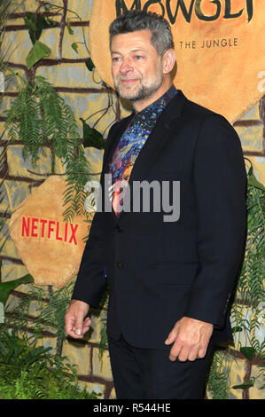 Los Angeles, USA. 28. Nov 2018. Andy Serkis Teilnahme an der Netflix 'Mowgli: Legende Der Dschungel" am ArcLight Hollywood am 28 November, 2018 in Los Angeles, Kalifornien. Credit: Geisler-Fotopress GmbH/Alamy leben Nachrichten Stockfoto