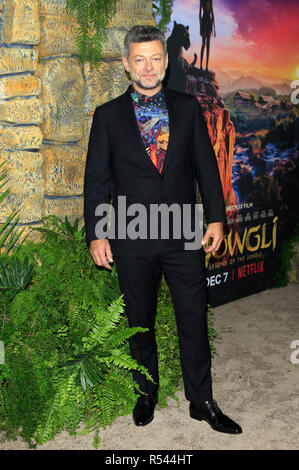 Los Angeles, USA. 28. Nov 2018. Andy Serkis Teilnahme an der Netflix 'Mowgli: Legende Der Dschungel" am ArcLight Hollywood am 28 November, 2018 in Los Angeles, Kalifornien. Credit: Geisler-Fotopress GmbH/Alamy leben Nachrichten Stockfoto