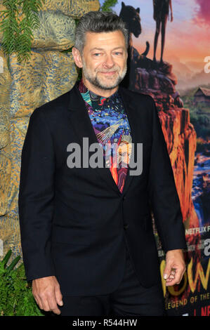 Los Angeles, USA. 28. Nov 2018. Andy Serkis Teilnahme an der Netflix 'Mowgli: Legende Der Dschungel" am ArcLight Hollywood am 28 November, 2018 in Los Angeles, Kalifornien. Credit: Geisler-Fotopress GmbH/Alamy leben Nachrichten Stockfoto