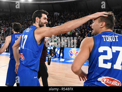 Foto Richard Morgano/LaPresse 29 Novembre 2018 Brescia, Italia Sport Warenkorb FIBA Coppa del Mondo 2019 Qualificazioni Italia - Litauen Nella Foto: Giampaolo Ricci Foto Richard Morgano/LaPresse November 29, 2018 Brescia, Italien Sport Warenkorb FIBA WM2019-Qualifikation Italien - Litauen In der Pic: Stockfoto