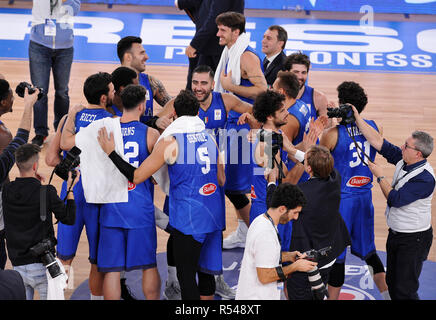 Foto Richard Morgano/LaPresse 29 Novembre 2018 Brescia, Italia Sport Warenkorb FIBA Coppa del Mondo 2019 Qualificazioni Italia - Litauen Nella Foto: Italia Foto Richard Morgano/LaPresse November 29, 2018 Brescia, Italien Sport Warenkorb FIBA WM2019-Qualifikation Italien - Litauen In der Pic: Italia Stockfoto