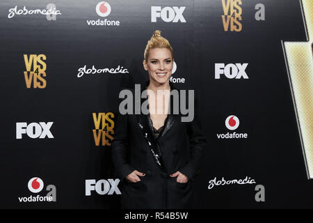 Madrid, Spanien. 29 Nov, 2018. Maggie Civantos nimmt gegenüber der Saison 4 Premiere Callao City Lights Kino in Madrid. Credit: LEGAN S. Mace/SOPA Images/ZUMA Draht/Alamy leben Nachrichten Stockfoto