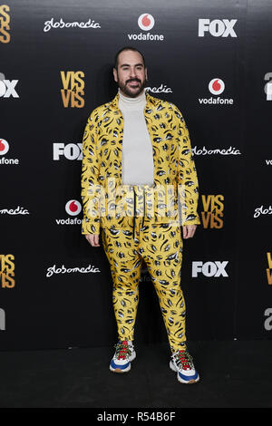 Madrid, Spanien. 29 Nov, 2018. Alberto Velasco nimmt gegenüber der Saison 4 Premiere Callao City Lights Kino in Madrid. Credit: LEGAN S. Mace/SOPA Images/ZUMA Draht/Alamy leben Nachrichten Stockfoto