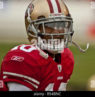 San Francisco, Kalifornien, USA. 2. Jan 2011. San Francisco 49ers wide receiver Kyle Williams am Sonntag, 2. Januar 2011 bei Candlestick Park, San Francisco, Kalifornien. Die 49ers besiegten die Kardinäle 38-7. Credit: Al Golub/ZUMA Draht/Alamy leben Nachrichten Stockfoto