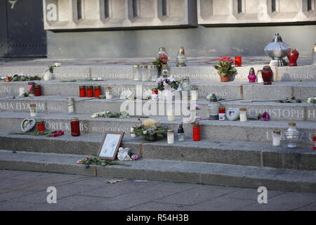 Berlin, Deutschland. 28 Nov, 2018. Berlin: Gedenkstätte Opfer des Terroranschlags vom 19. Dezember 2016 Ich Kredit: Simone Kuhlmey/Pacific Press/Alamy leben Nachrichten Stockfoto