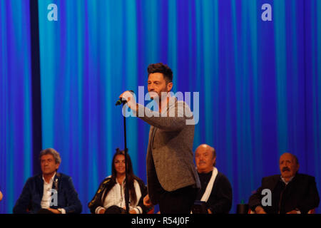 Rom, Italien. 27 Nov, 2018. Filippo Bisceglia live bei Maurizio Costanzo Anzeigen: Paolo Pizzi/Pacific Press/Alamy leben Nachrichten Stockfoto