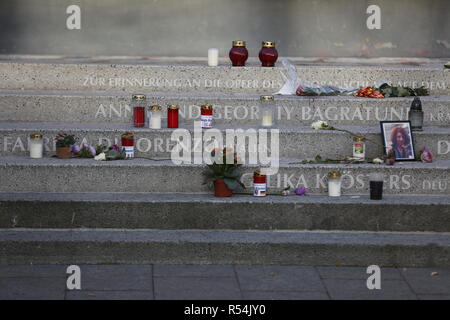 Berlin, Deutschland. 28 Nov, 2018. Berlin: Gedenkstätte Opfer des Terroranschlags vom 19. Dezember 2016 Ich Kredit: Simone Kuhlmey/Pacific Press/Alamy leben Nachrichten Stockfoto