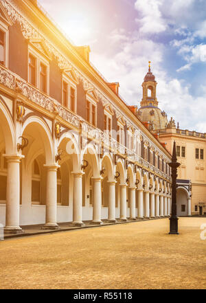 Andere Seite des Fuerstenzug (fürstenzug), Dresden (Deutschland) Stockfoto