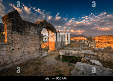 Ruinen des antiken Roman Salona (Solin) in der Nähe von Split, Dalamatiens, Kroatien Stockfoto