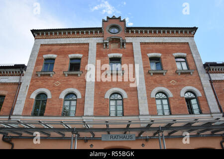 Rosenheimer Rathaus Stockfoto