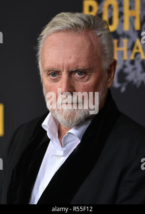 Roger Taylor besucht "Bohemian Rhapsody" New York Premiere auf dem Pariser Theater am Oktober 30, 2018 in New York City. Stockfoto