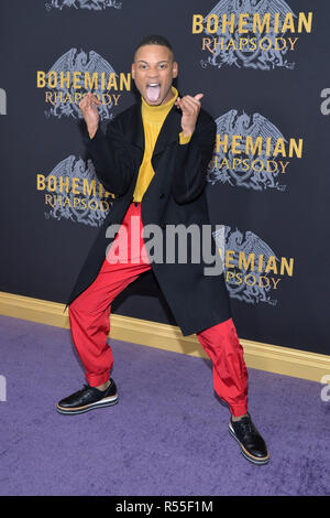 Ryan Jamaal Swain besucht "Bohemian Rhapsody" New York Premiere auf dem Pariser Theater am Oktober 30, 2018 in New York City. Stockfoto