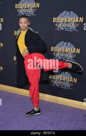 Ryan Jamaal Swain besucht "Bohemian Rhapsody" New York Premiere auf dem Pariser Theater am Oktober 30, 2018 in New York City. Stockfoto