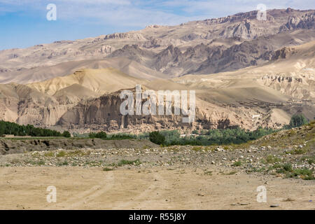 Anzeigen von Bamiyan Tal - Afghanistan Stockfoto