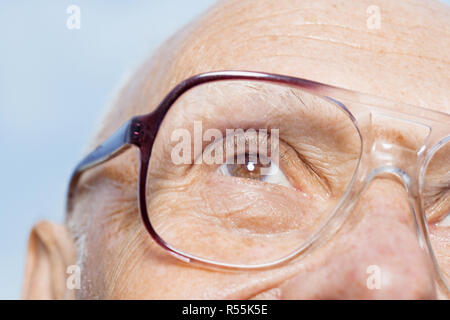 Mann mit Brille Stockfoto