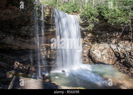 Gurke fällt in Ohiopyle State Park Stockfoto