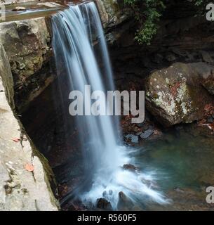 Gurke fällt in Ohiopyle State Park Stockfoto