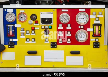 Control Panel Switches Stockfoto