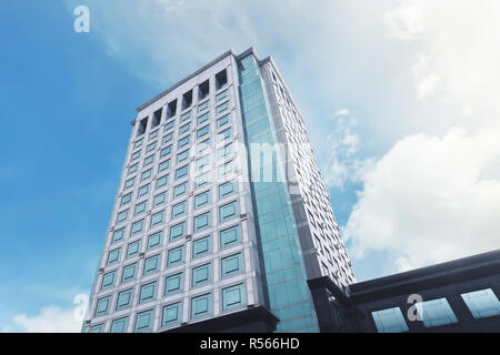 Die Architektur der Gebäude mit moderner Fenster Glas Stockfoto