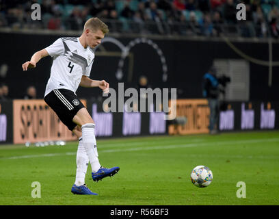 Leipzig, Deutschland - 15. November 2018. Deutsche Nationalmannschaft Mitte zurück Matthias Ginter beim Internationalen freundlich Deutschland gegen Russland in Leipzig. Stockfoto