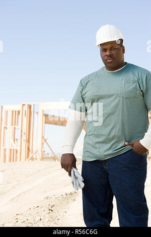Porträt eines Erbauers Stockfoto