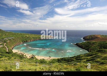 Hanauma Bay, Oahu, Hawaii Stockfoto