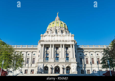 Kuppel des Pennsylvania State Capitol Gebäude Harrisburg, PA Stockfoto