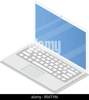 Office Notebook Icon Set. Isometrische Satz von Office Notebook Vector Icons für Web Design auf weißem Hintergrund Stock Vektor