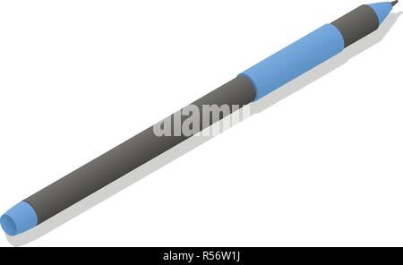 Schreiben pen Icon Set. Isometrische Satz schreiben Kugelschreiber Vector Icons für Web Design auf weißem Hintergrund Stock Vektor