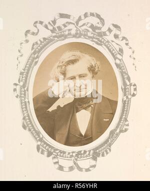 Hector Berlioz. Photographische Gallerie. Die Porträts der berÃ¼hm. Leipzig, [1868]. (Louis) Hector Berlioz (1803-1869). Der französische Komponist. Porträt. Photographische Bild aus der Gallerie genommen. Die Porträts der berÃ¼hmtesten FÃ¼nstler. Ursprünglich veröffentlicht in Leipzig produziert, [1868]. . Quelle: 10706.l 10. Stockfoto