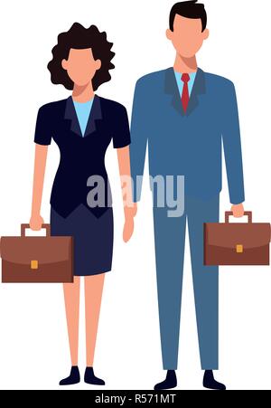 Jobs und Berufe Stock Vektor