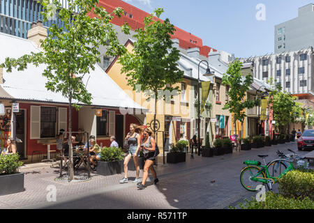 Kensington Street in Chippendale, Sydney. Neben Spice Gasse. Stockfoto