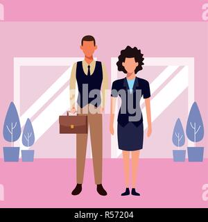 Jobs und Berufe Stock Vektor