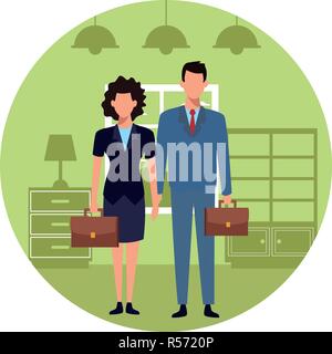 Jobs und Berufe Stock Vektor