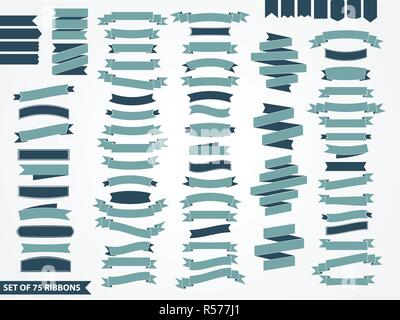 Große Vektor ribbon Banner Stock Vektor