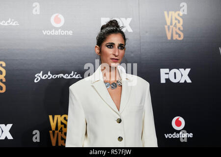 Alba Flores nimmt gegenüber der Saison 4 Premiere Callao City Lights Kino in Madrid. Stockfoto