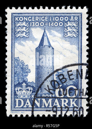 Poststempel Stempel aus Dänemark in das Königreich Dänemark Serie 1954 ausgestellt Stockfoto