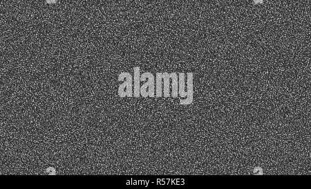 TV weißes Rauschen im Hintergrund. Digitale Hintergrund Stockfoto