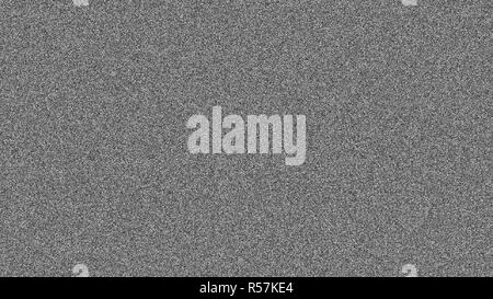 TV weißes Rauschen im Hintergrund. Digitale Hintergrund Stockfoto