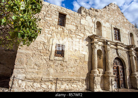 Fort Alamo in San antonio Texas Vereinigte Staaten von Amerika Stockfoto