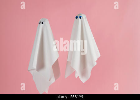 Paar ghost zurück Rosa Stockfoto