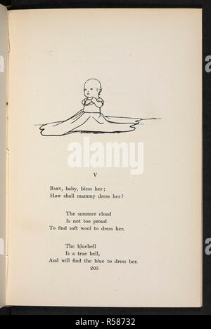 V. ein Reim. Ein Baby. Lilliput Lyrics... Von R.Brimley Johnson bearbeitet werden. Illustriert von Chas. Robinson. London and New York: J. Lane, 1899, [1898]. Quelle: 011651. eee. 9 Seite 205. Thema: Robinson, Charles. Rand, William Brighty. Stockfoto