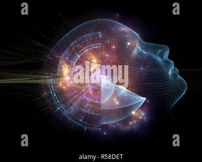 Konzeptionelle neue Selbst Stockfoto